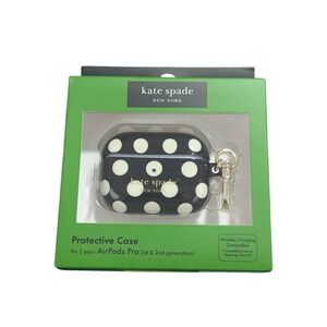 BbN Kate Spade NY 'Poka Dotted' Protective Case for AirPods Pro 1st & 2nd Gen.‎